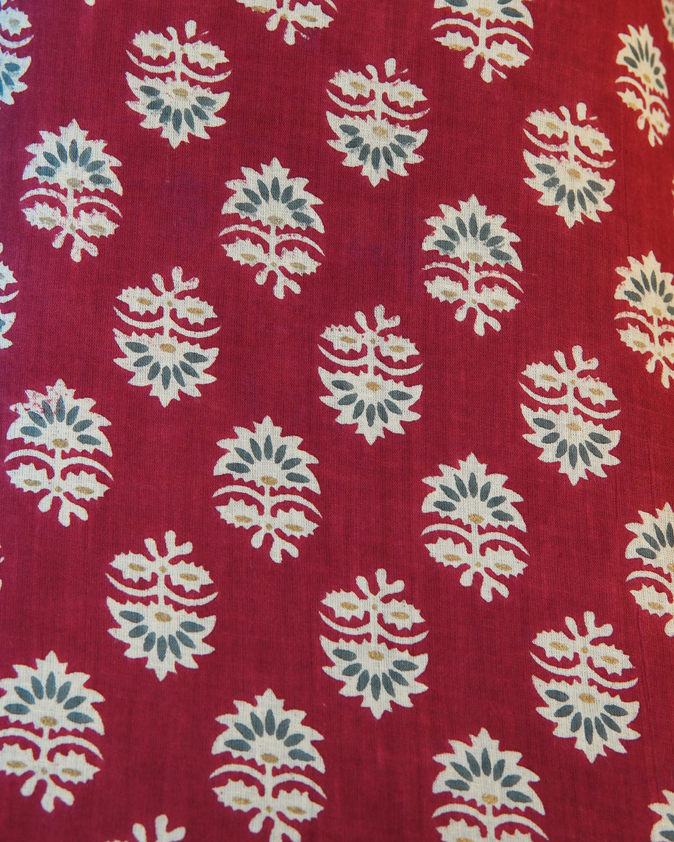 Sleeve-Less Corset Kurti [Maroon]