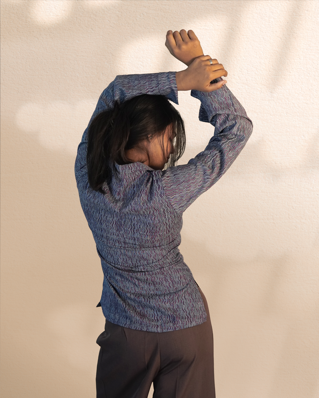 Bell Sleeves Modal Tunic [Slate Blue]