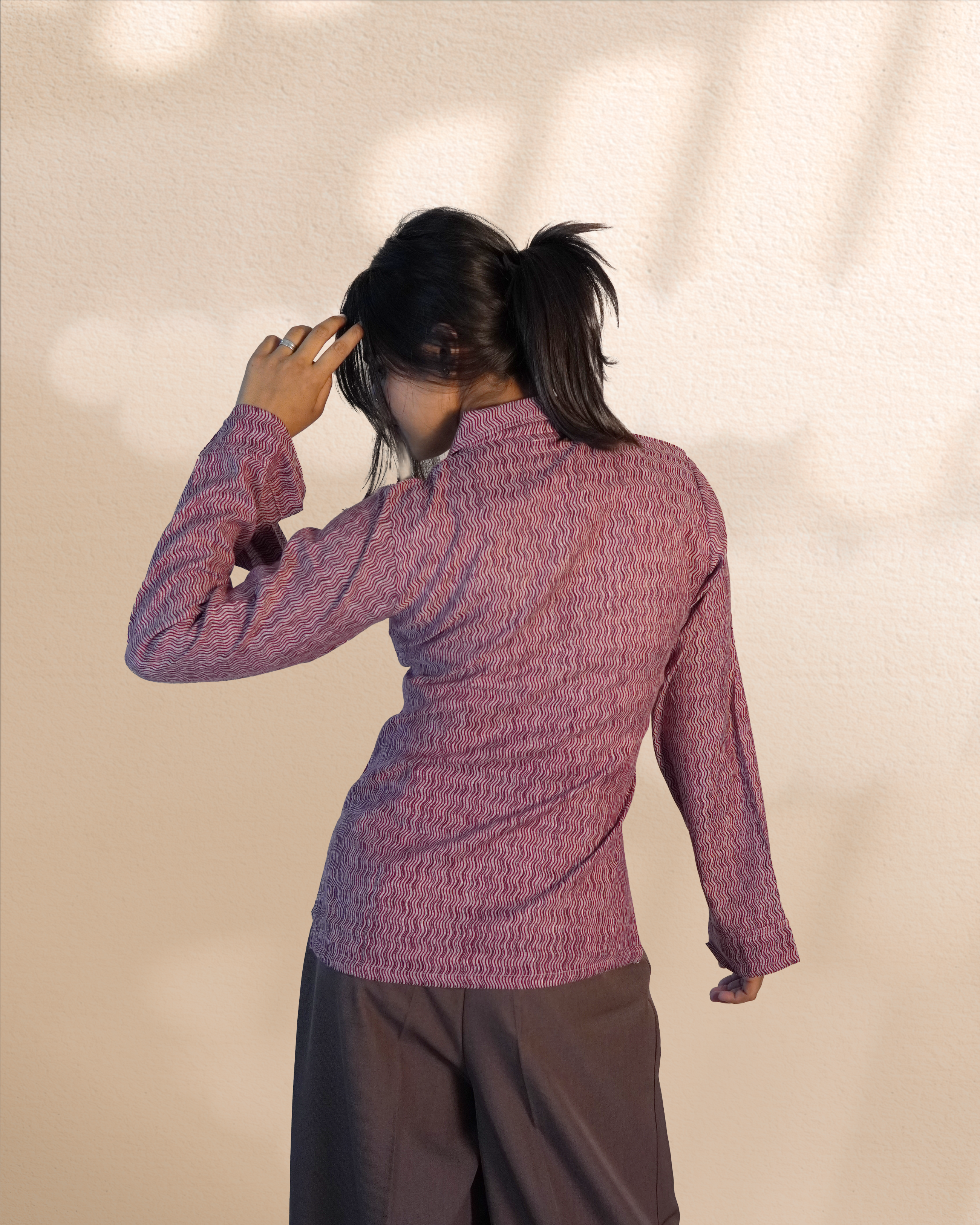 Bell Sleeves Modal Tunic [Madder Red]