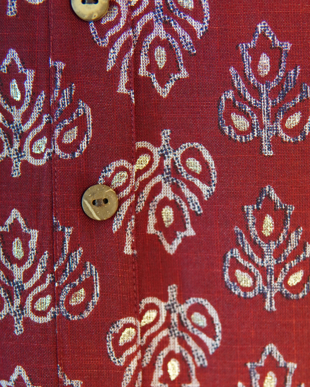 Cotton full sleeves Ethnic Top [Maroon]