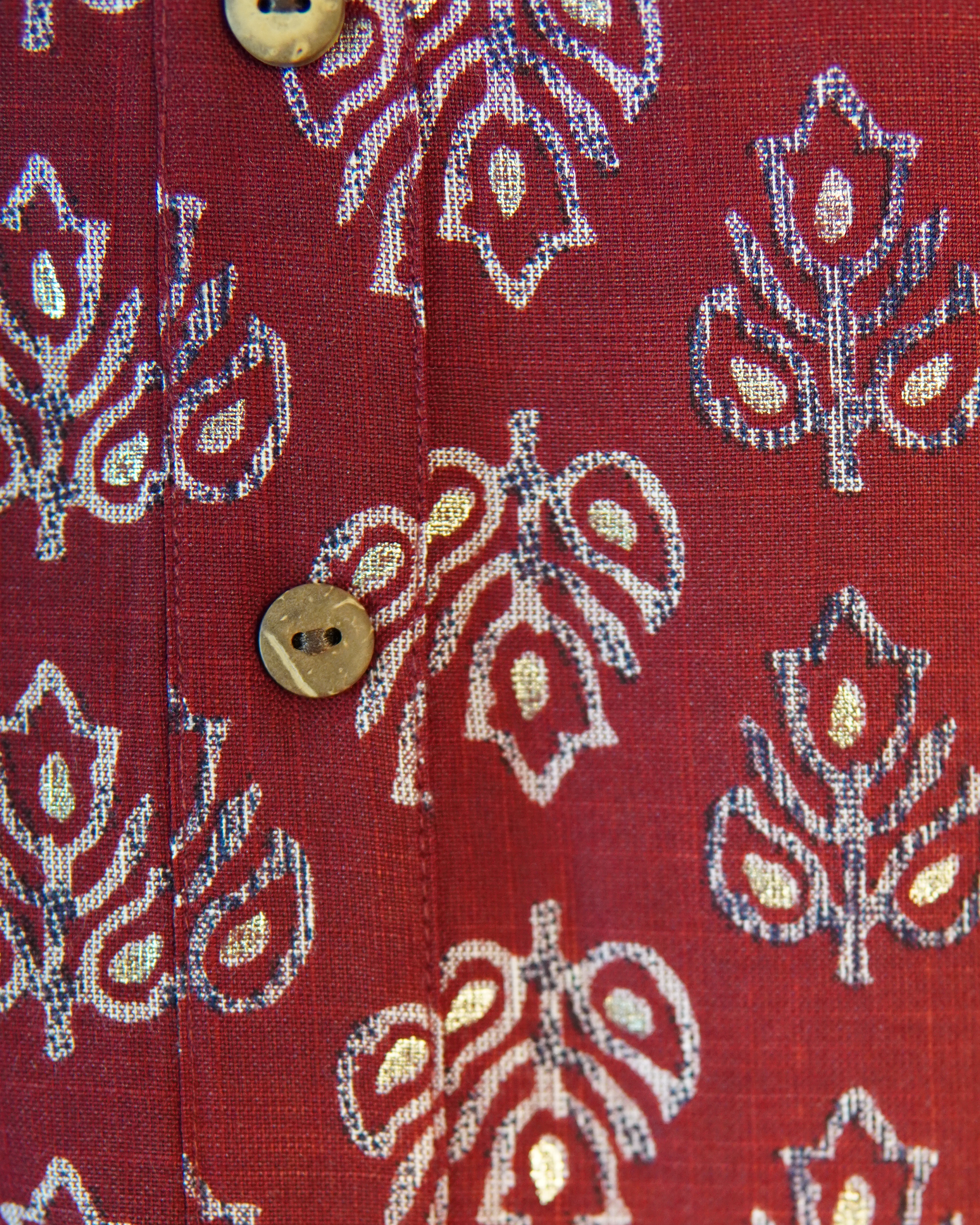 Cotton full sleeves Ethnic Top [Maroon]