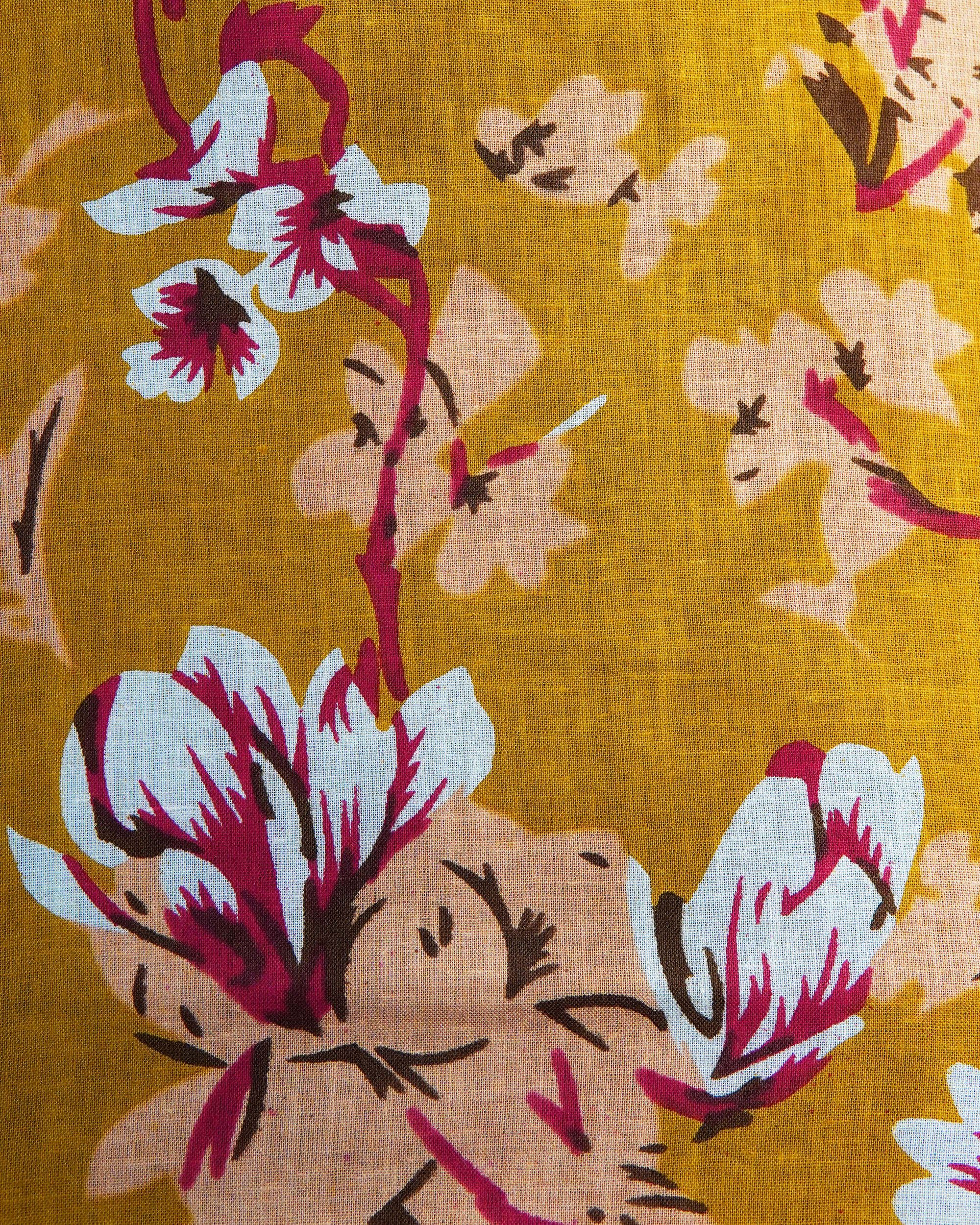 Long-Sleeves Short Kurti [Mustard]