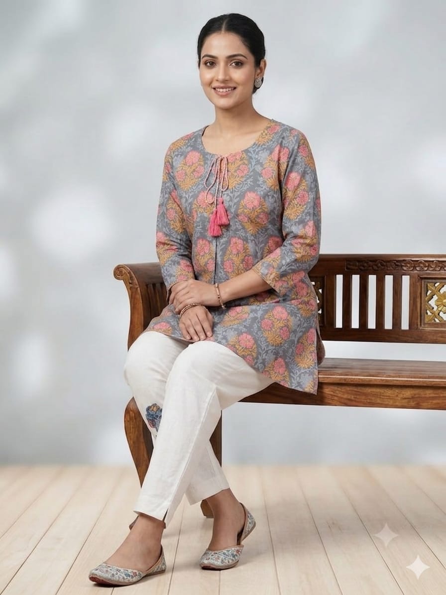 Printed Cotton Co-Ord Set