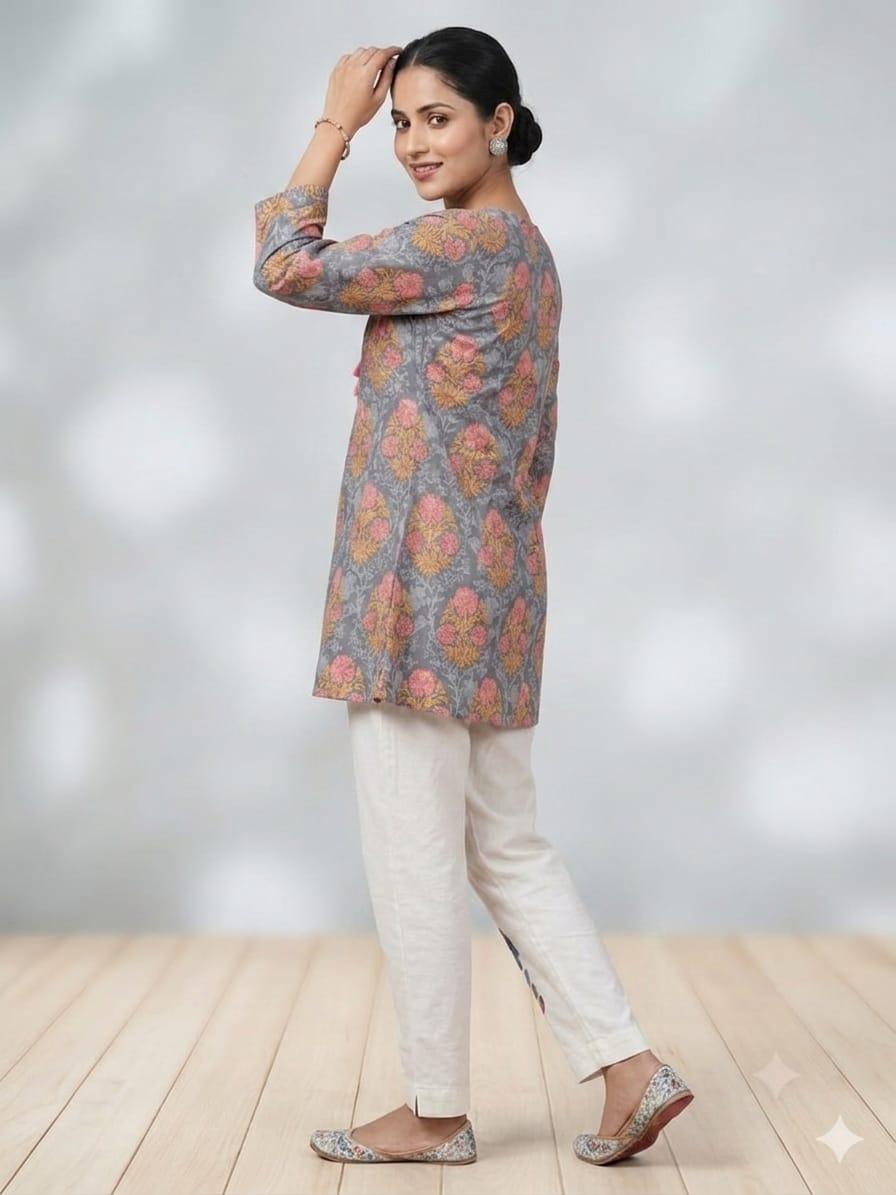 Printed Cotton Co-Ord Set