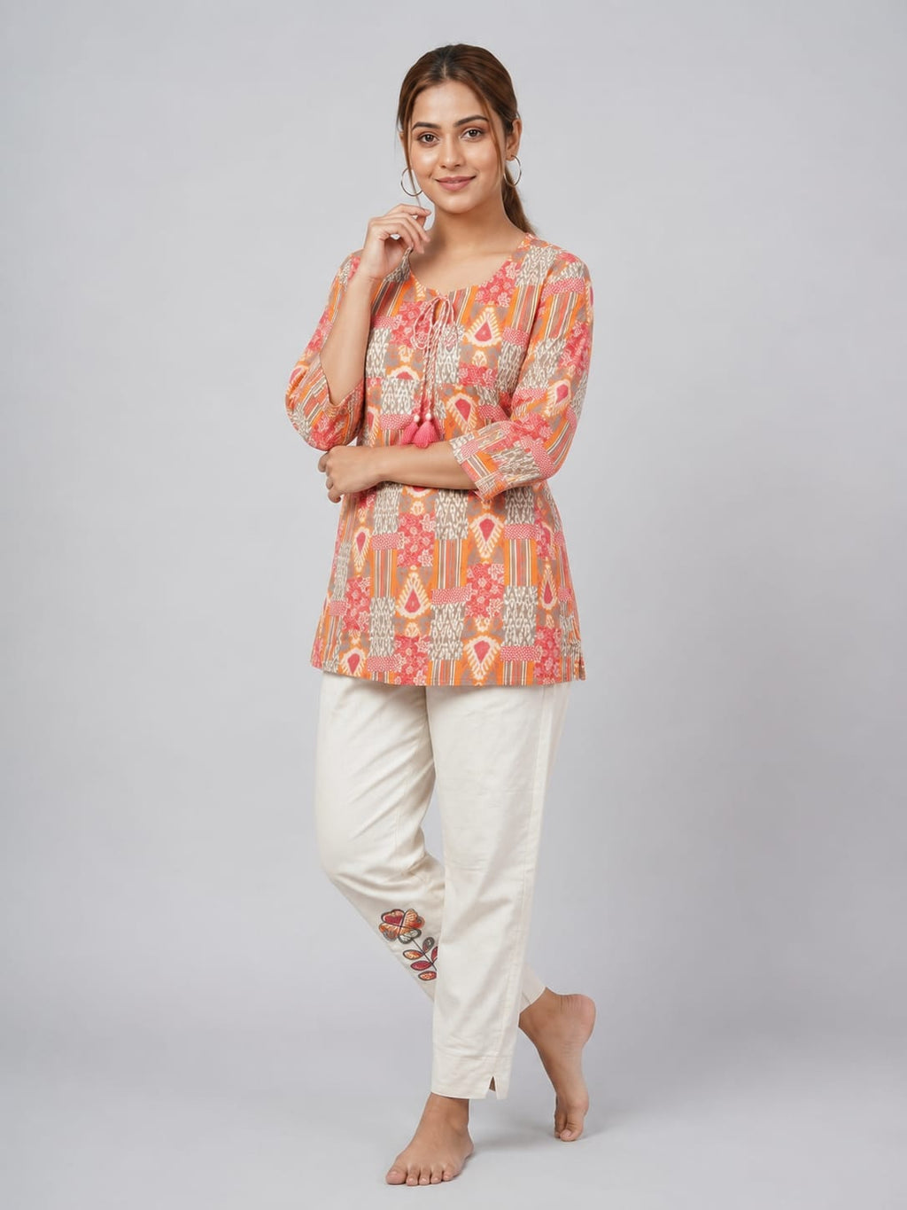 Printed Cotton Co-Ord Set