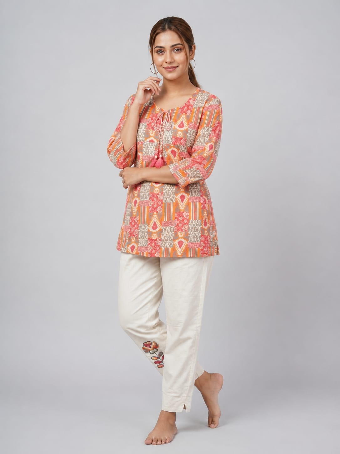 Printed Cotton Co-Ord Set